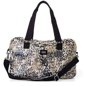 Victoria’s Secret Pink Sequin Bling Duffle Bag